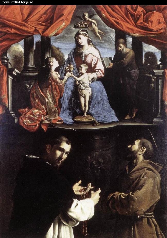 PAOLINI, Pietro The Mystic Marriage of St Catherine of Alexandria af